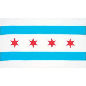 3' X 5' CITY OF CHICAGO FLAG