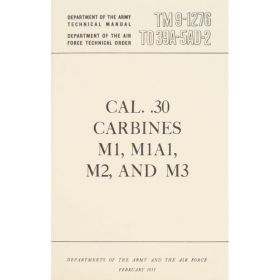 CAL.30,CARBINES TECH. MANUAL