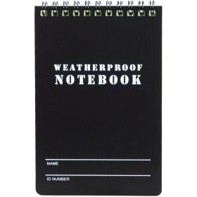 4" X 6" MILITARY STYLE WEATHERPROOF NOTEBOOK 6PK