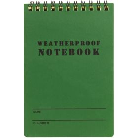 3" X 5" MILITARY STYLE WEATHERPROOF NOTEBOOK 6PK