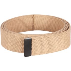 44" COTTON WEB BELT, 12 PACK BRASS BKL