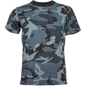 MENS SHORT SLEEVE T (Option: SHIRT MIDNIGHT NAVY CAMO XXXL)