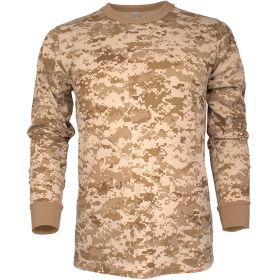 MENS LONG SLEEVE T (Option: SHIRT DIGITAL DESERT  XXXL)