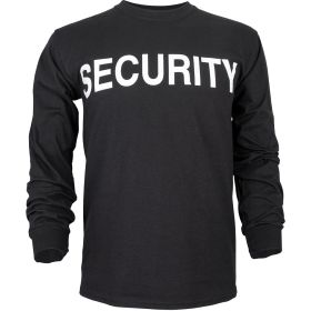 SECURITY L/S T (Option: SHIRT BLACK XL)