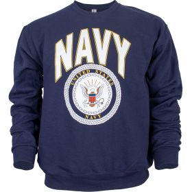 NAVY INSIGNIA SWEATSHIRT NAVY (Option: XXXL)