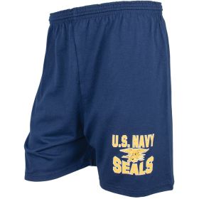 MEN'S BLUE RUNNING SHORT (Option: NAVY SEALS XXXL)