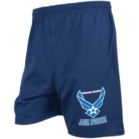 MEN'S BLUE RUNNING SHORT (Option: AIR FORCE XXXL)