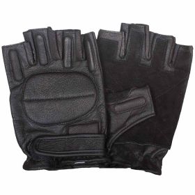 HALF FINGER RAPPELLING  GLOVE (Option: BLACK XL)