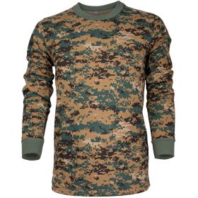 MENS LONG SLEEVE T (Option: SHIRT DIGITAL WOODLAND XXL)