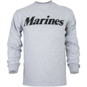 MARINES L/S T (Option: SHIRT GREY XXL)