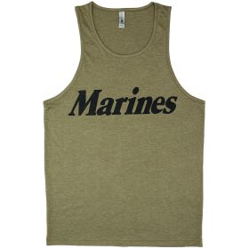 MENS TANK TOP OD (Option: MARINES XXL)