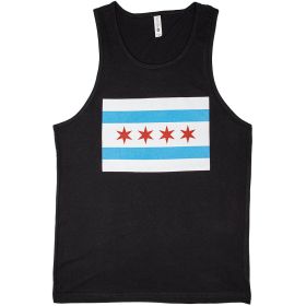 MENS TANK TOP BLACK (Option: CHICAGO FLAG XXL)