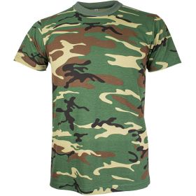 MENS SHORT SLEEVE T (Option: SHIRT WOOD CAMO XL)