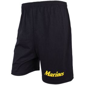 MEN'S BLACK RUNNING SHORT (Option: YELL/MARINES XL)