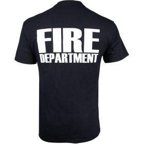 FIRE DPT LOGO T (Option: SHIRT BLACK  L)