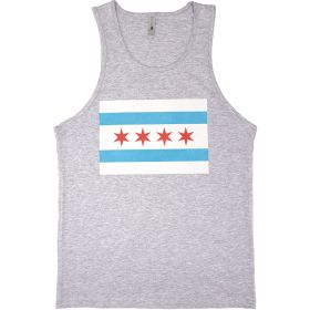 MENS TANK TOP GREY (Option: CHICAGO FLAG L)