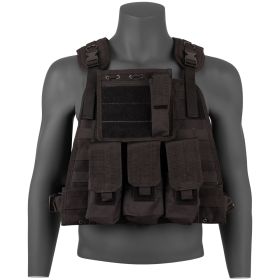 GEN II MODULAR PLATE CARRIER VEST (Option: BLACK)