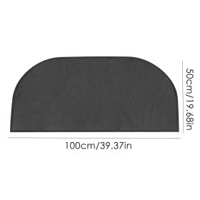 24/32/36 Inch Fire Pit Mat Excellent Fire Resistance Fire Resistant Fire Pad Patio And Deck Protector Survival Emergency Mat (Color: 50X100cm)