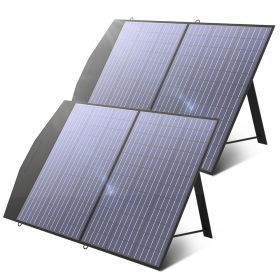 ALLPOWERS Foldable and Portable Solar Panel 100 / 200W Solar Battery Charger, Outdoor Emergency Backup Power for Powerstation etc (Color: 200W Solarpanel)