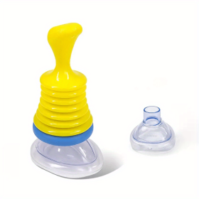 1pc Choking Rescue Device; Household Essentials; Choking Emergency Device For Adults Kids (Color: Yellow, Quantity: 1)