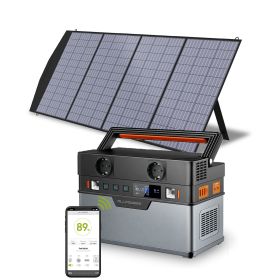 ALLPOWERS Portable Power Station 110/230V Home/Outdoor Emergency Backup Power, 700W / 2000W Solar Generator With 200W Solarpanel (Socket Standard: us, Color: 700W 200W)