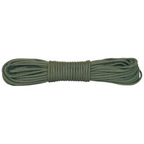 NYLON BRAIDED CORD (Option: 50' HANK  OLIVE DRAB)