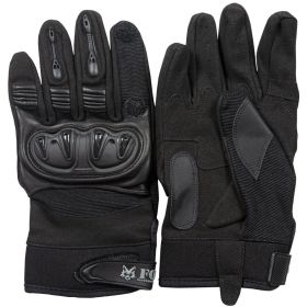 CLAWED HARD NUCKLE SHOOTER'S GLOVE (Option: BLACK SMALL)