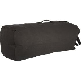 GI STYLE 21 X 36 TOP LOAD DUFFLE BAG (Option: BLACK)