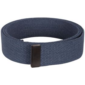 54" COTTON WEB BELT, 12 PACK BLACK BKL (Option: NAVY)