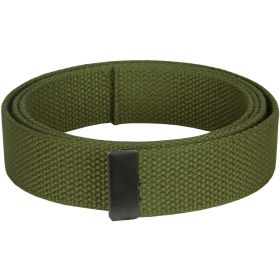 44" COTTON WEB BELT, 12 PACK BLACK BKL (Option: OLIVE DRAB)